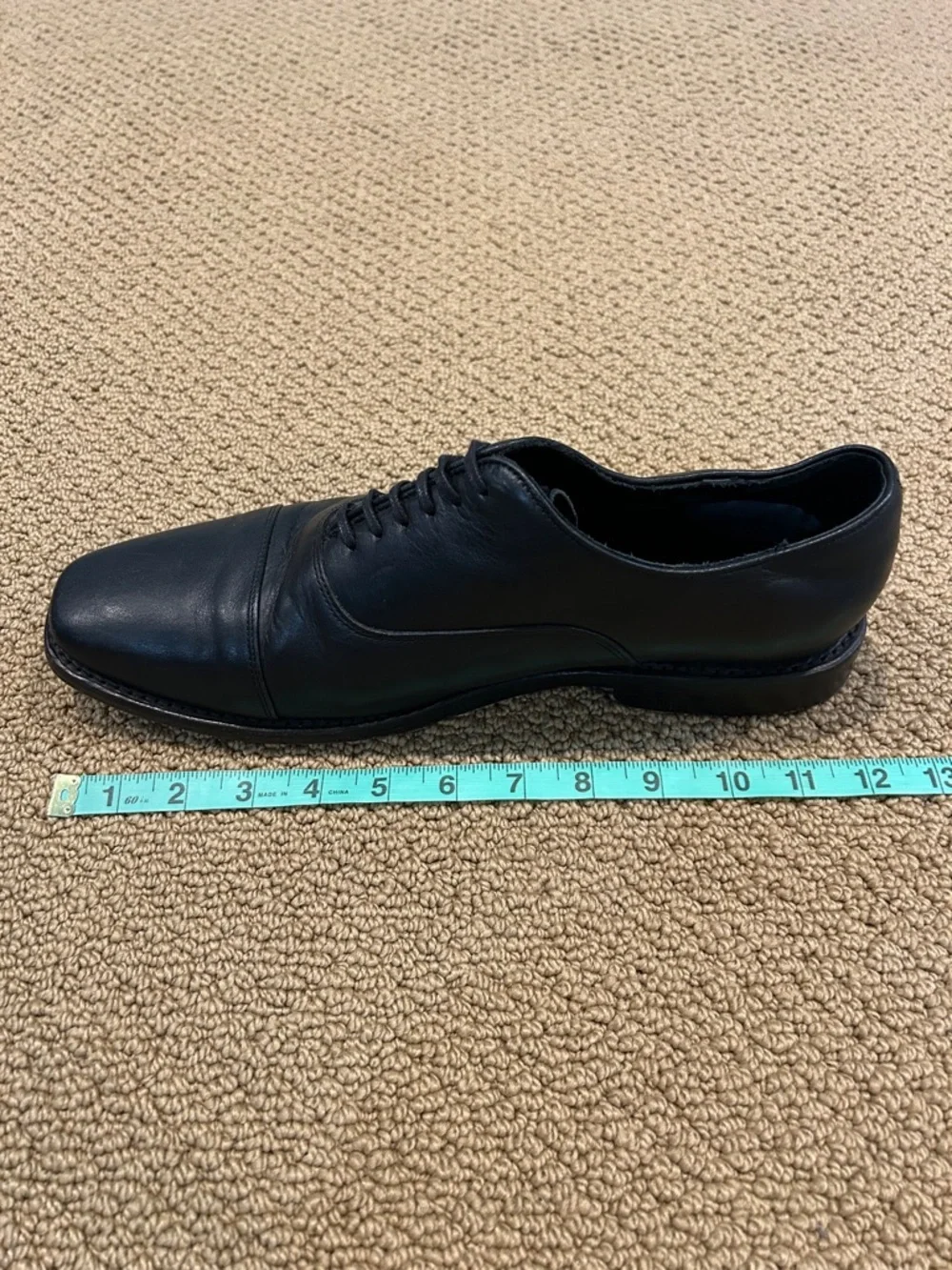 Thursday Boot Co. Men's Black Executive Cap Toe Dress Shoes size 11.5